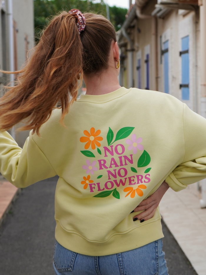 Sweat No rain, No flowers jaune