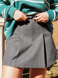 Jupe short grise