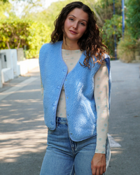 Sous pull bleu