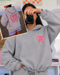 Sweat capuche (nœud) Born To Shine (4 couleurs)