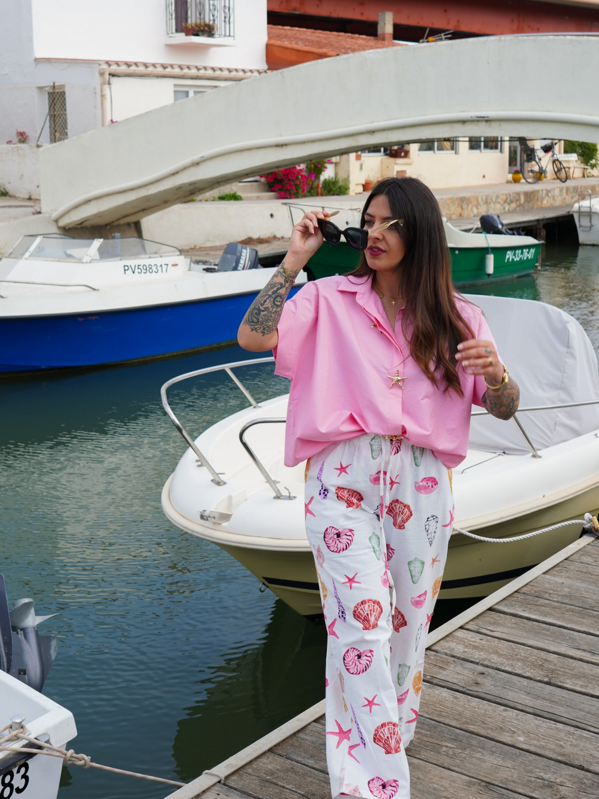 Pantalon coquillages
