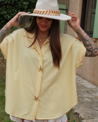 Chemise broche jaune