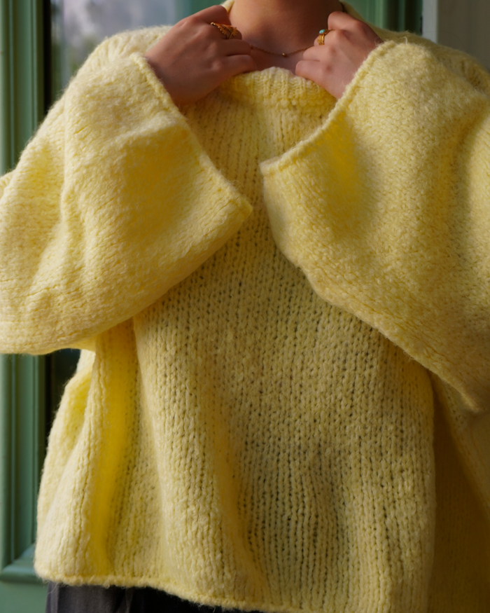Pull jaune