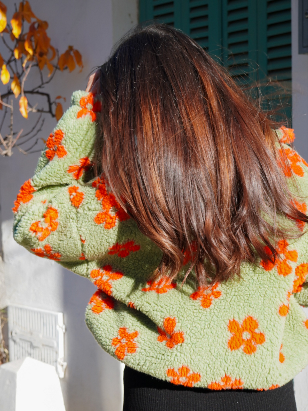 Polaire zippé verte