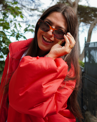 Veste coupe-vente rouge