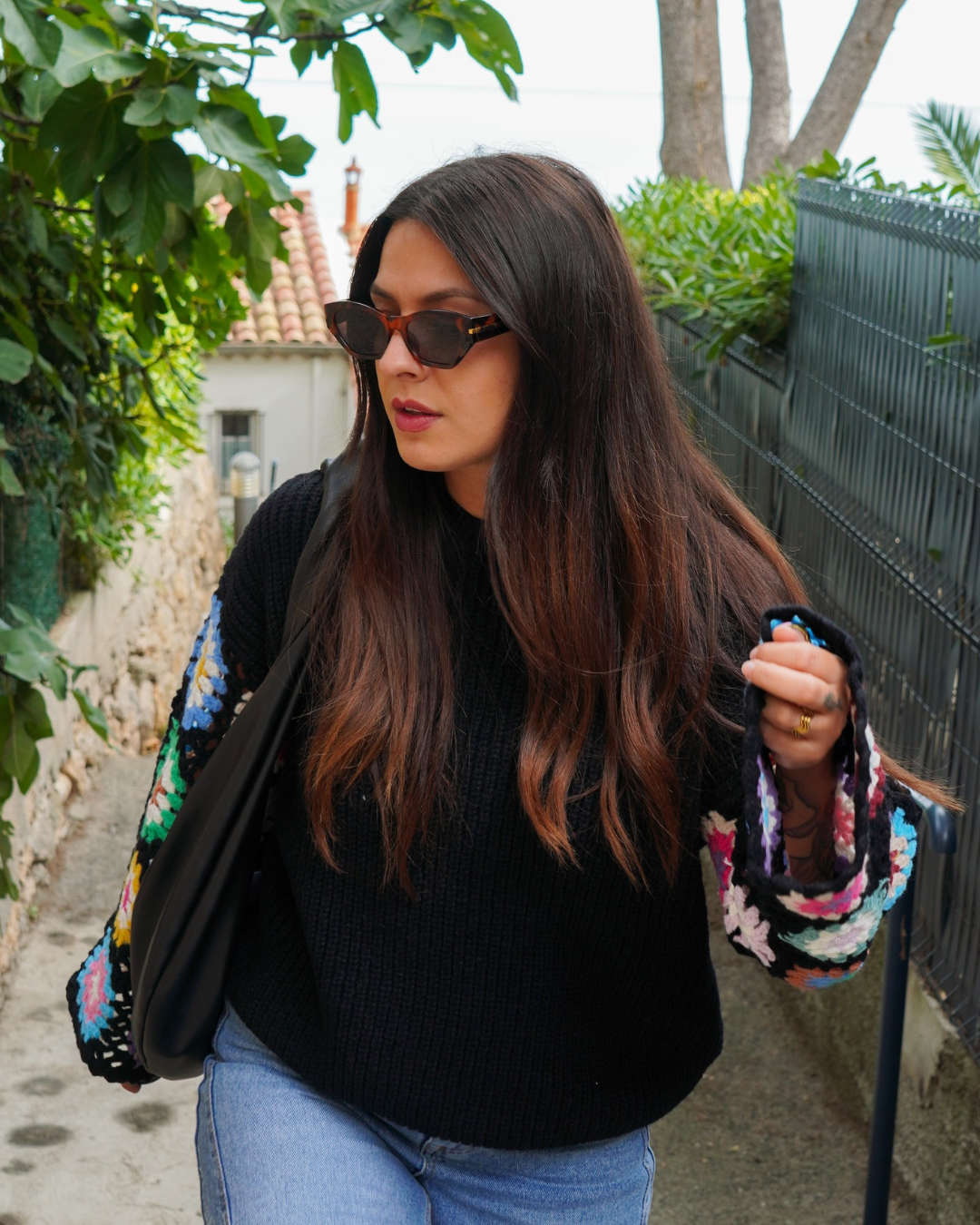 Pull manches crochet