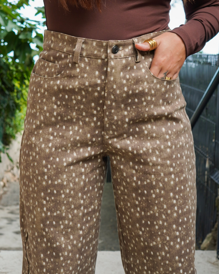 Jean ballon motif bambi