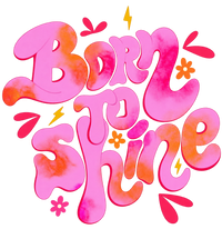 Sweat zippé Born To Shine (2 couleurs)
