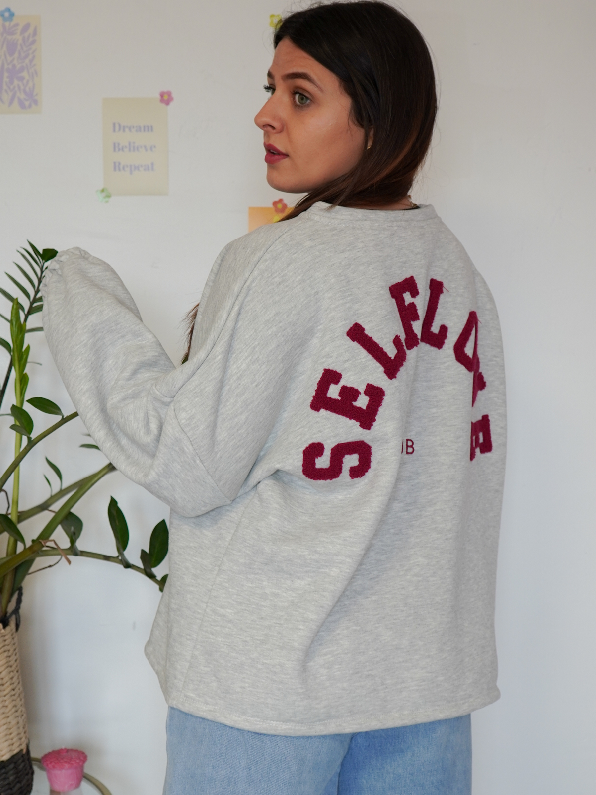 Sweat Self Love gris