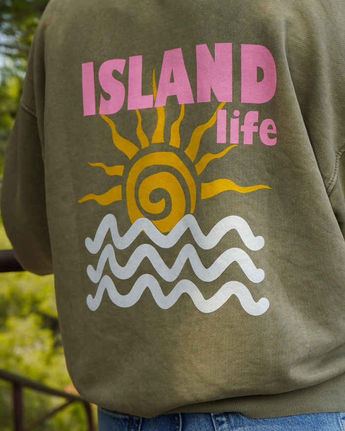 Sweat island life kaki