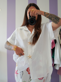 Chemise broche blanche