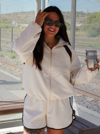 Ensemble sportwear écru