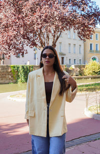 Blazer jaune beurre