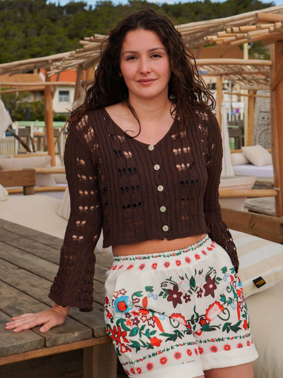 Gilet ibiza chocolat