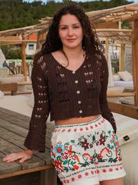 Gilet ibiza chocolat