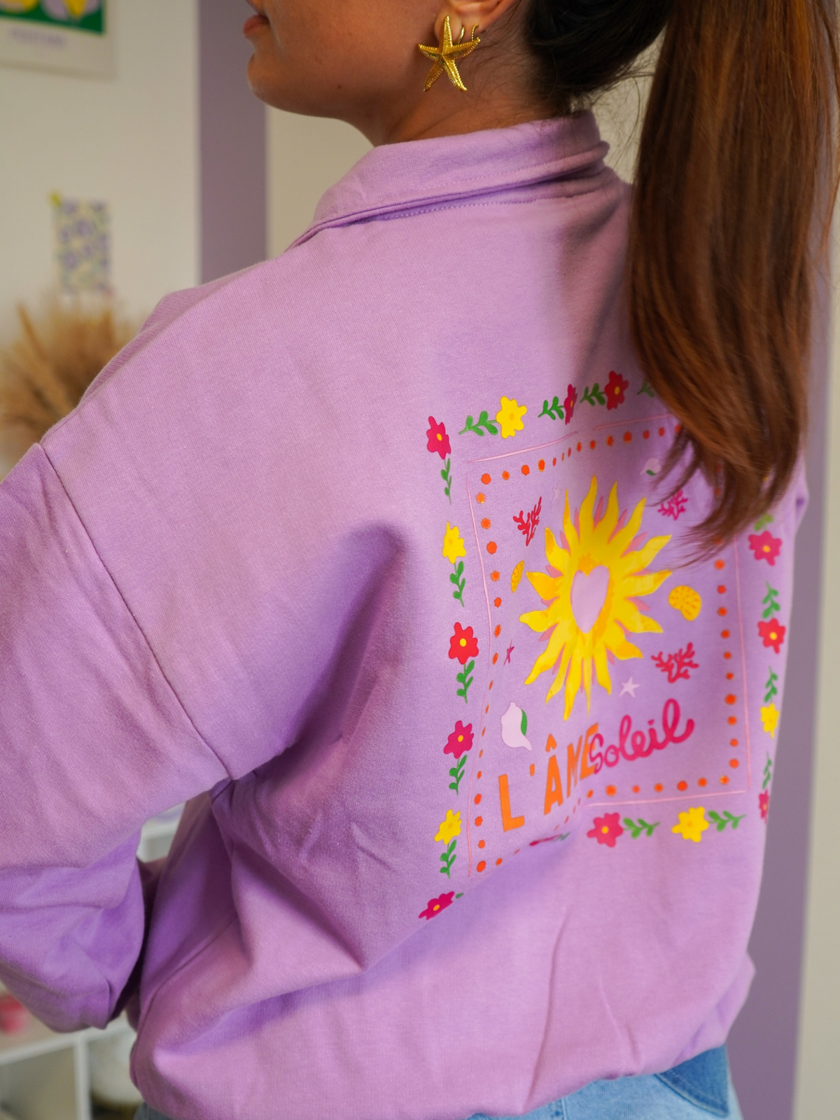 Sweat zippé l'âme soleil
