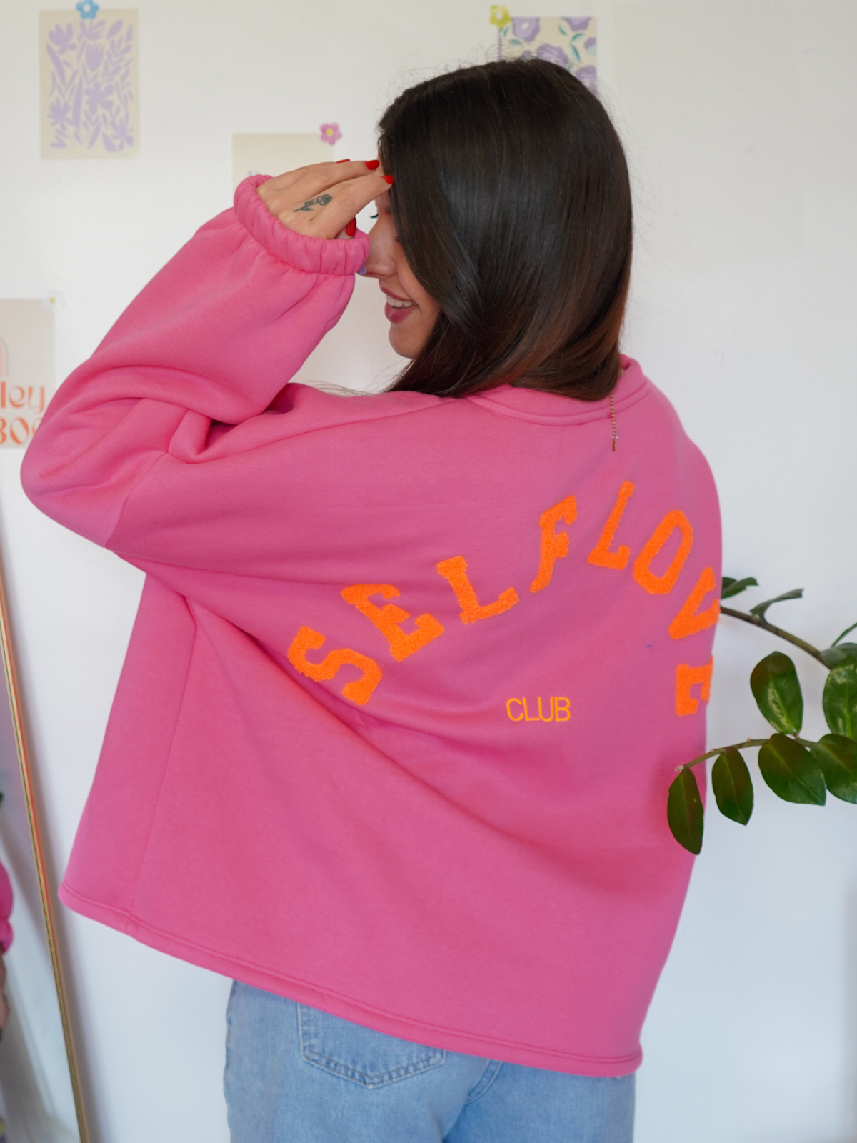 Sweat Self Love Club rose/orange