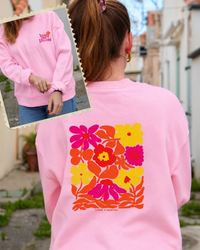Sweat col rond You are Divine (🩷💛🖤)
