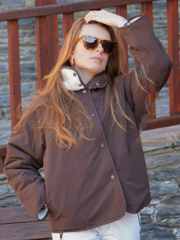 Veste moumoutte réversible