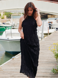 Robe longue noire