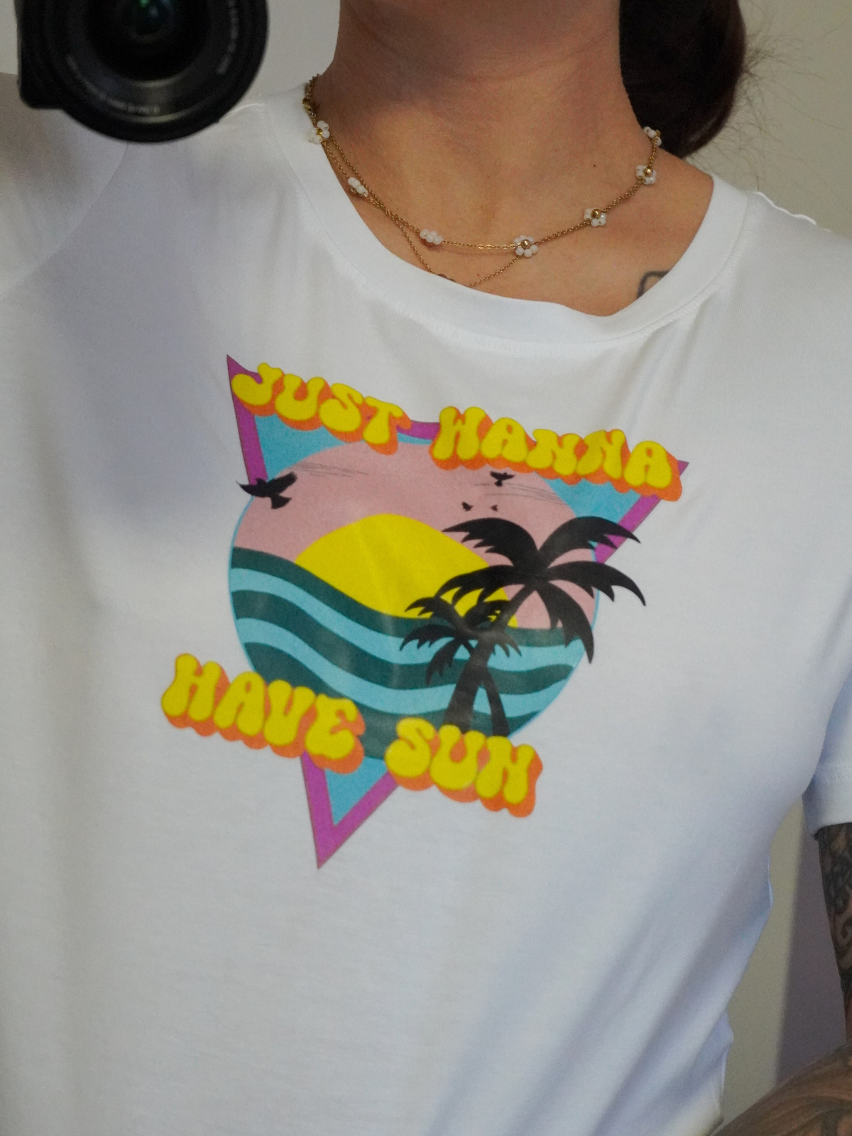 Crop top Just Wanna Have Sun