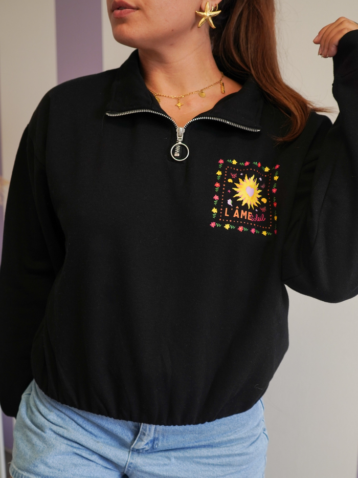 Sweat zippé l'âme soleil
