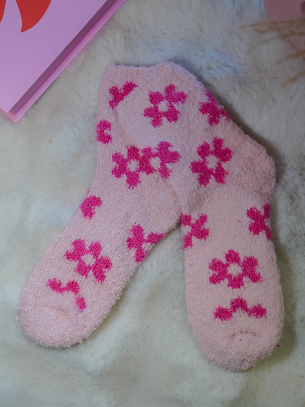 Chaussettes pilou fleurs