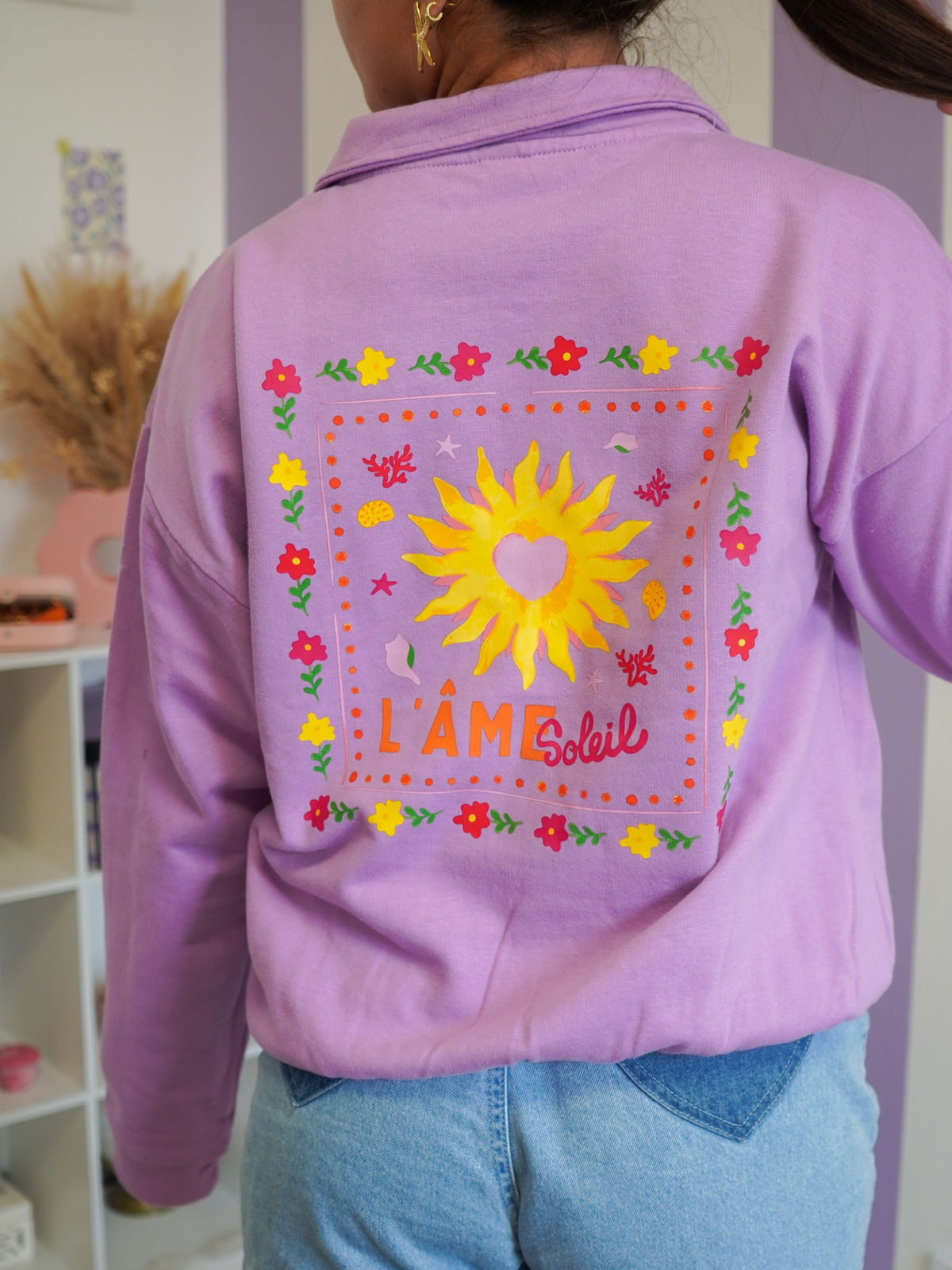 Sweat zippé l'âme soleil
