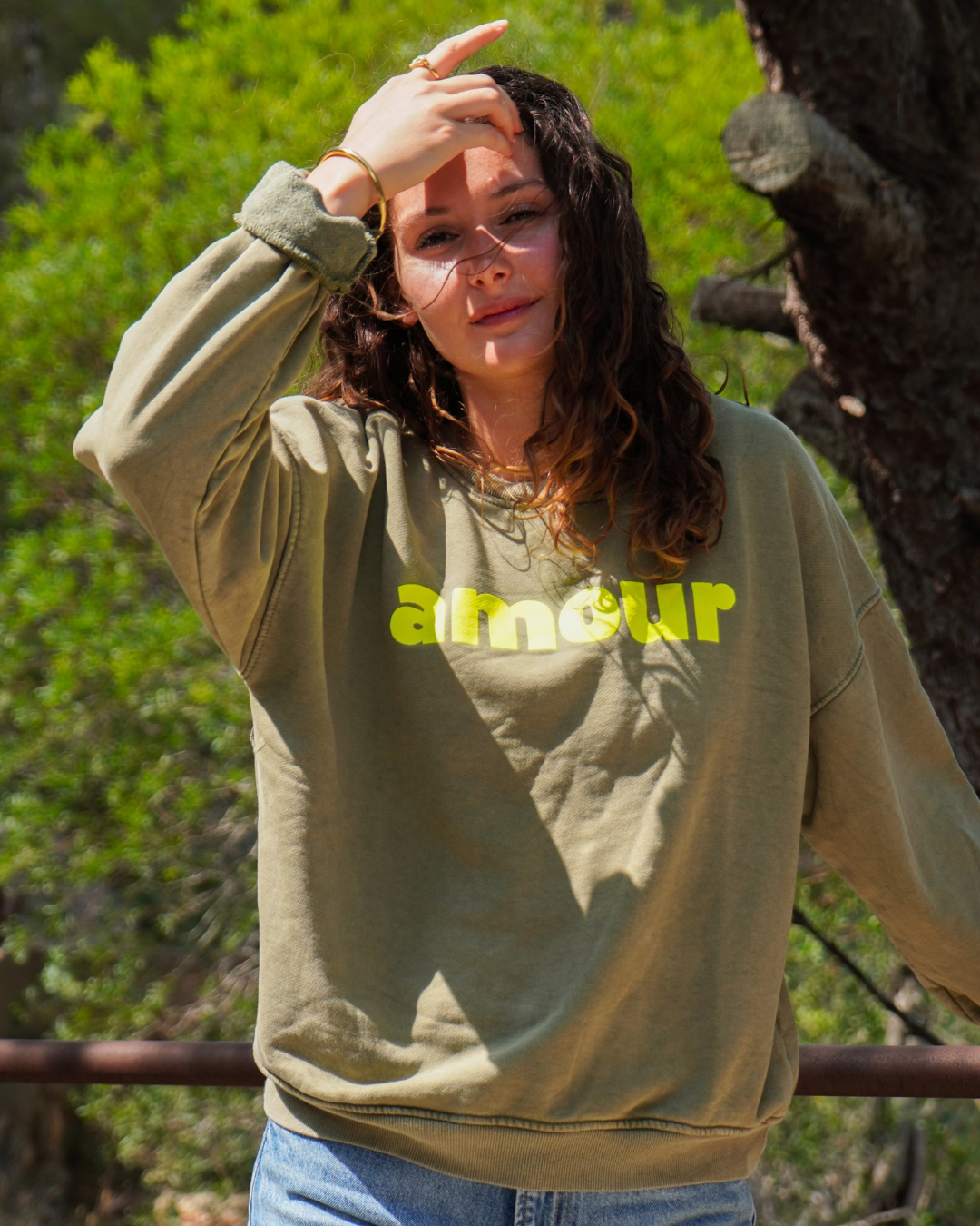 Sweat amour kaki