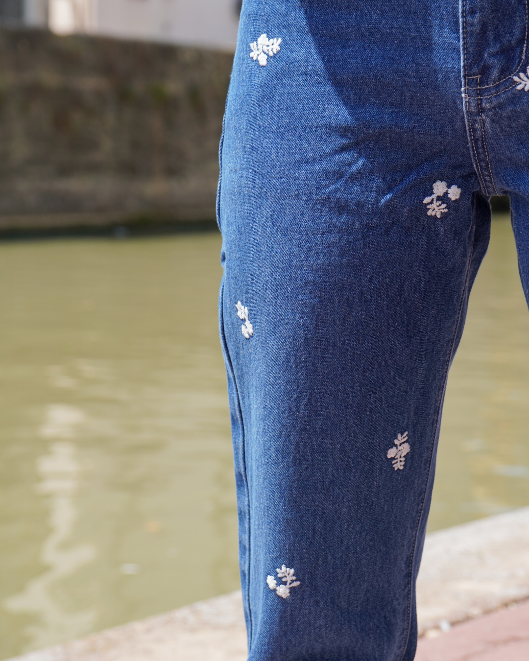 Jean fleurs