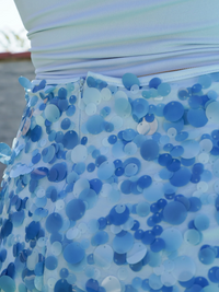Jupe sequin bleu