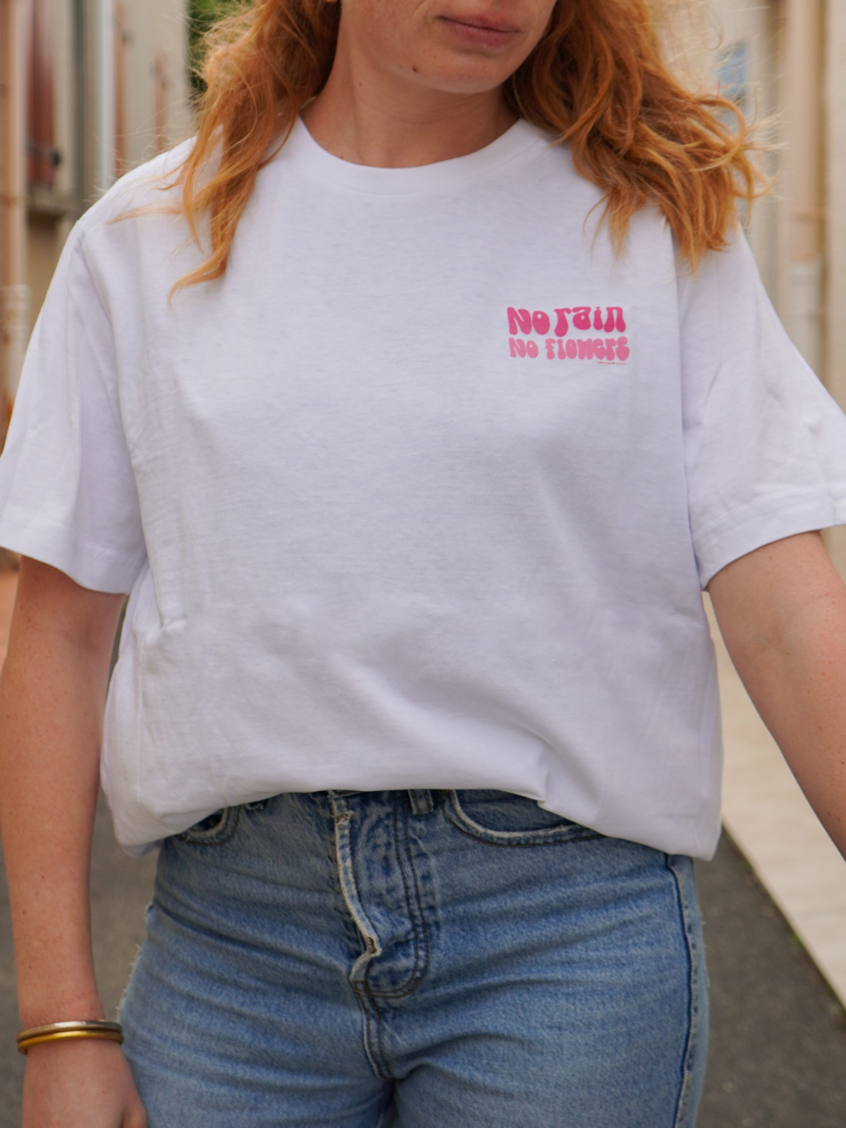 T-shirt No rain, No flowers