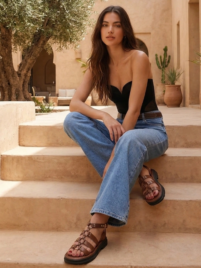 Sandales brun