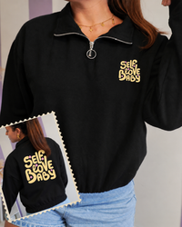 Sweat zippé Self Love Baby (2 couleurs)