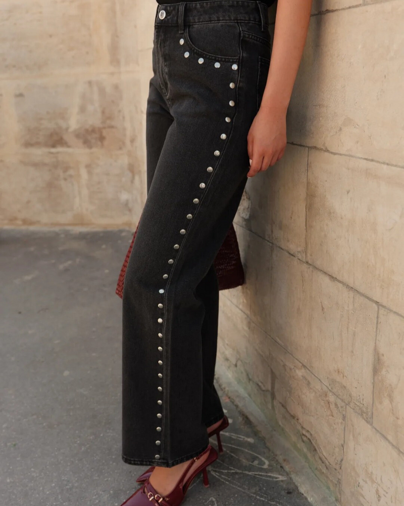 Jean clou noir – ANA ROSE