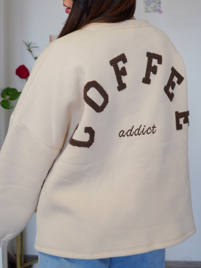 Sweat Coffee Addict crème