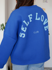 Sweat Self Love bleu roi