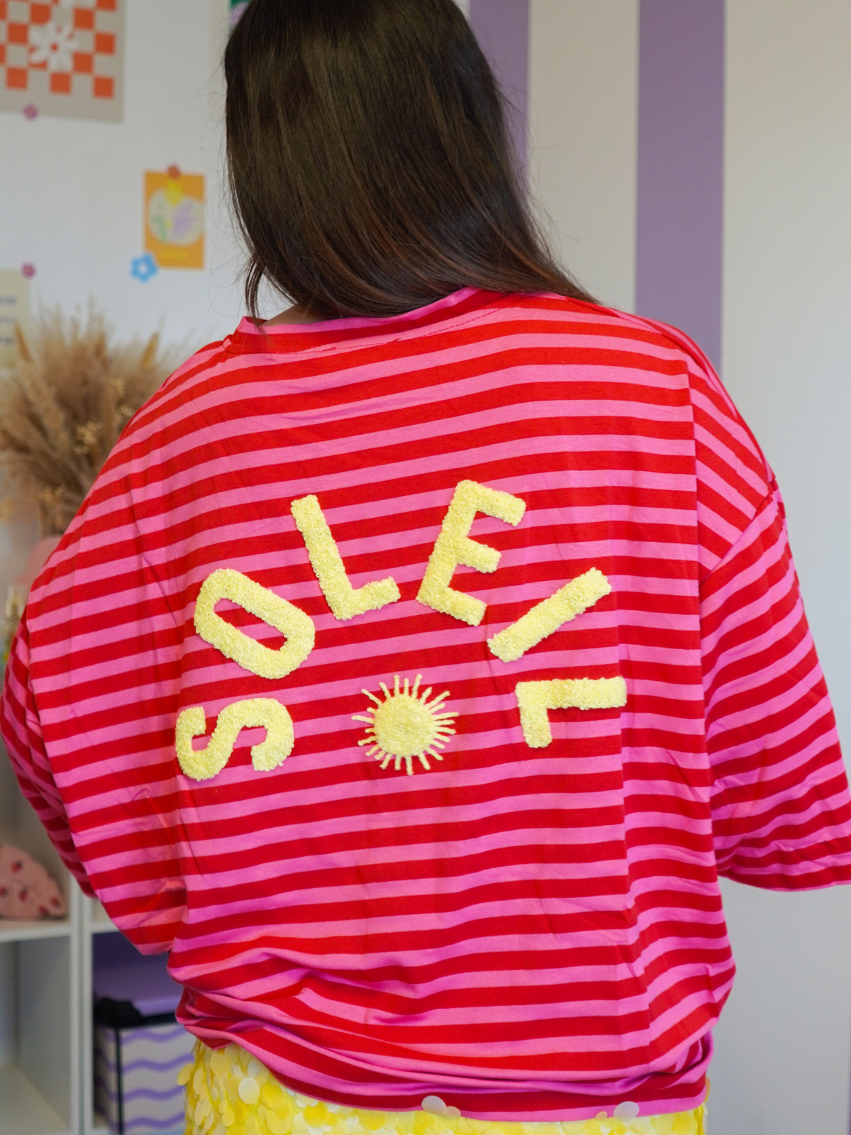 T-shirt SOLEIL rouge
