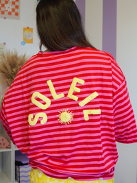 T-shirt SOLEIL rouge