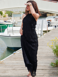 Robe longue noire