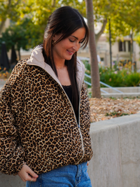 Veste réversible chocolat