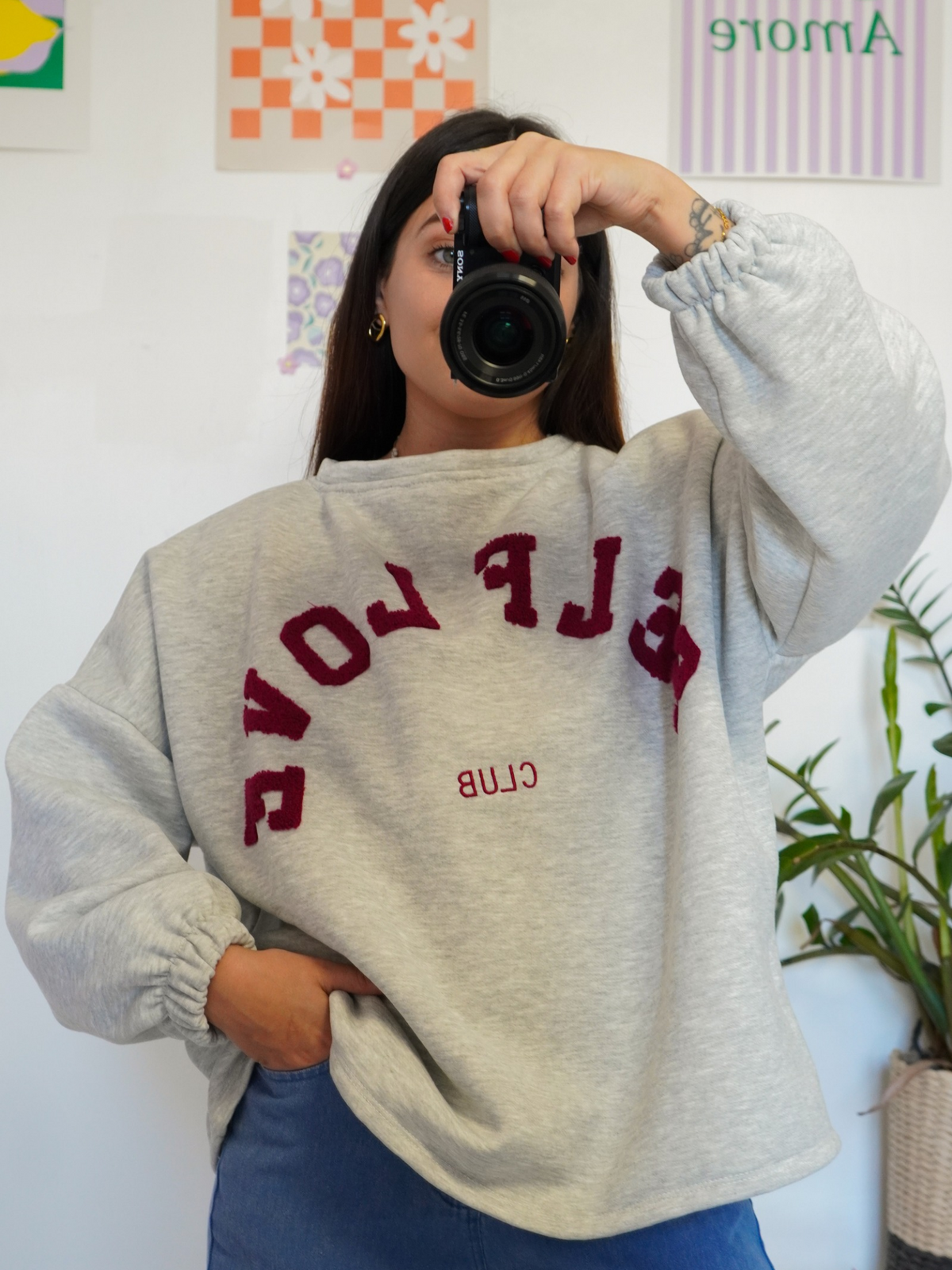 Sweat Self Love gris