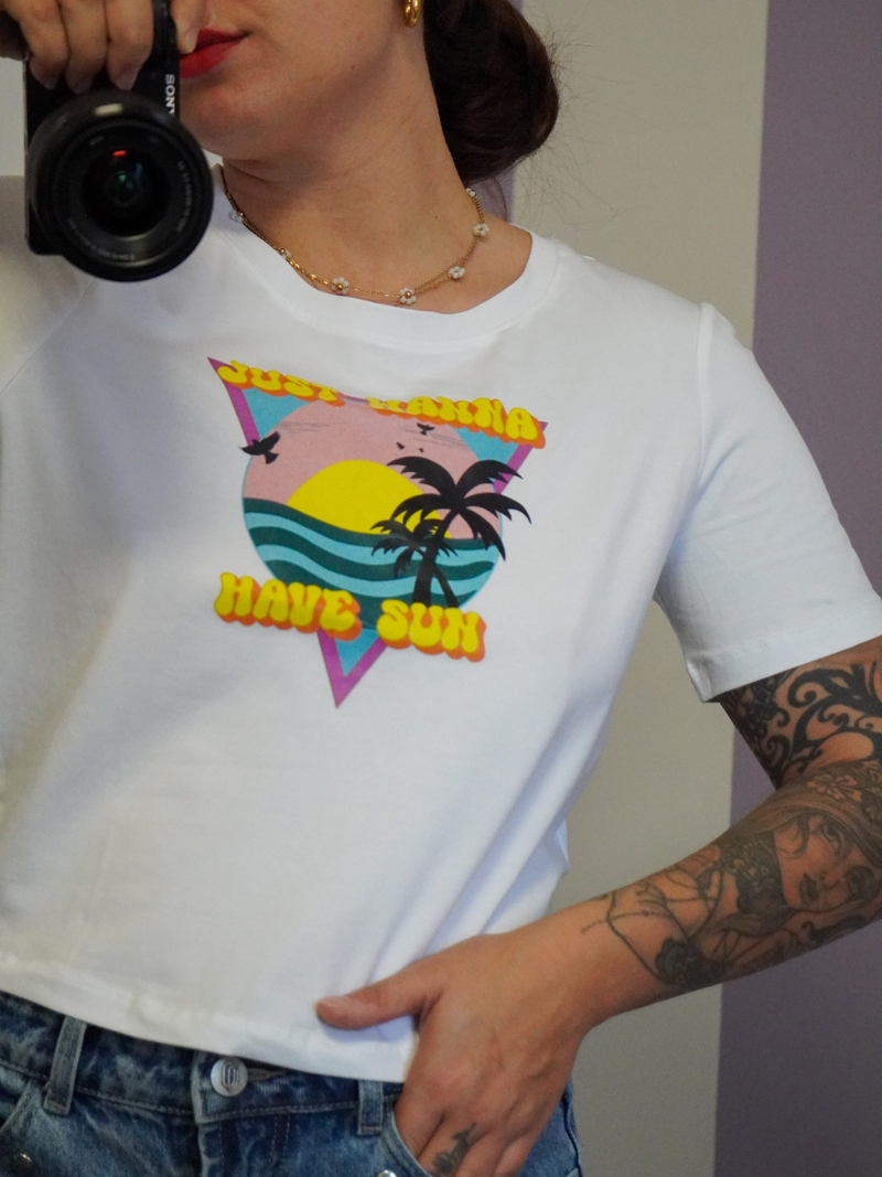 Crop top Just Wanna Have Sun