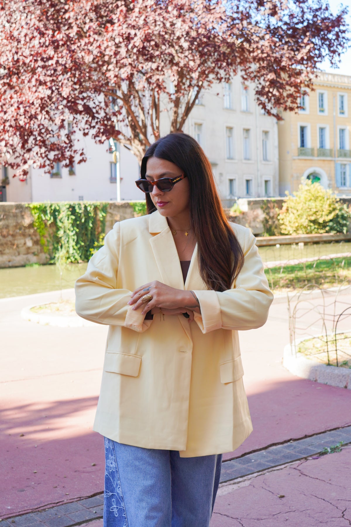 Blazer jaune beurre