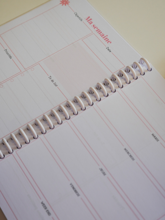 Planner anarose x la douce papaterie