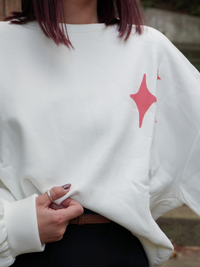 Sweat "Mas amor por favor" blanc