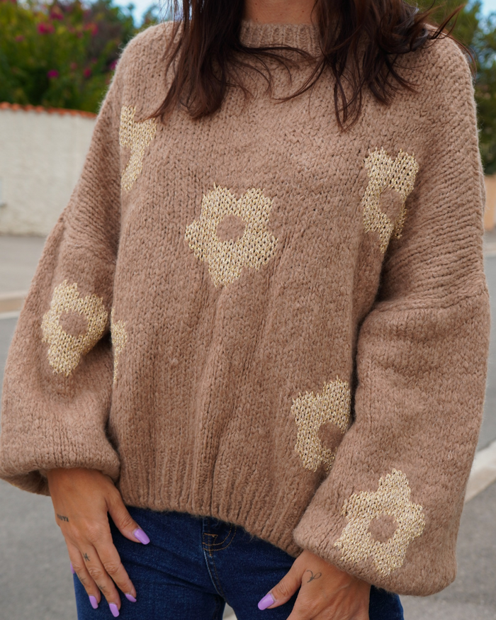 Pull fleurs