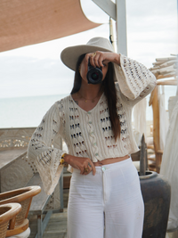Gilet ibiza écru