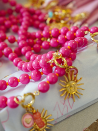 Collier en perles Miyuki soleil